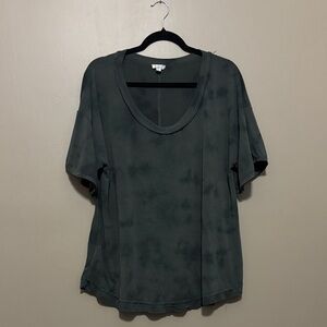 POL Charcoal Tie-Dye Short Sleeve Tee